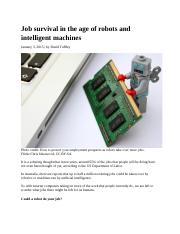 Job survival in the age of robots and intelligent machines (1).docx