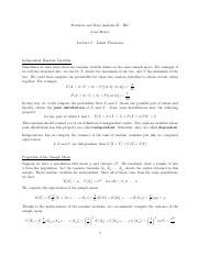 Lecture 0 -- Limit Theorems -- Statistics and Data Analysis II.pdf
