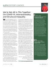 We're Not All in This Together_ On COVID-19, Intersectionality, and Structural Inequality.pdf