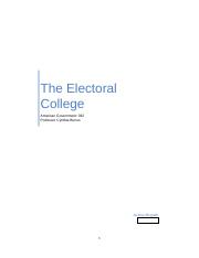 Research Paper-Electoral College