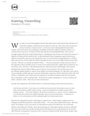 Joanne O’Leary · Knitting, Unravelling_ Yiyun Li · LRB 4 July 2019.pdf