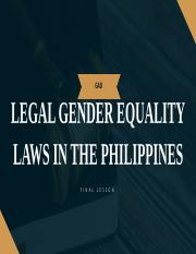 Legal Gender Equality Laws In The Philippines.pdf