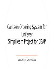 Canteen Ordering System for Unilever.pptx