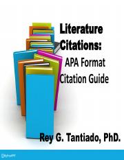 Apa Format Study Resources