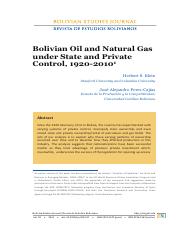 Klein  Peres-Cajías (2014) Bolivian Oil.pdf
