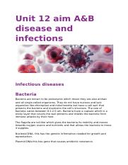disease anf infectio unit 12.docx