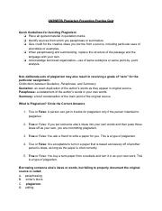 ANSWERS Plagiarism Prevention Practise Quiz.pdf