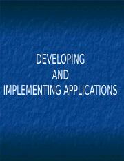 Implementing Applications.ppt