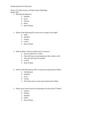 Sample questions for final exam