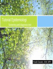 Materi Tutorial Epidemiologi 6 Screening - 2 Des 2015.pptx