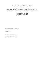 moving coil and iron