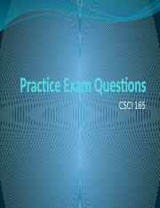 Past Exam Questions 165.pptx