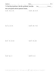 7.9 Solving equations with the quadratic formula.pdf