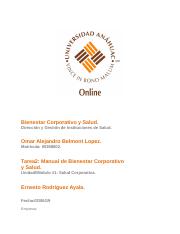 Tarea 2 Manual de Bienestar Corporativo y Salud.docx