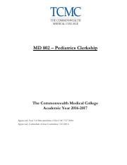MD 802 Pediatrics Syllabus 2016-2017 Syllabus Final.pdf