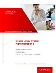 Oracle Linux System Administration I  -Activity Guide Volume I.pdf