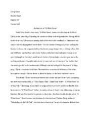a white heron essay