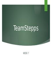 TeamSTEPPS week 7 Chapter 12.pptx
