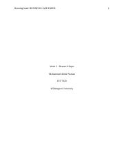 business case research paper