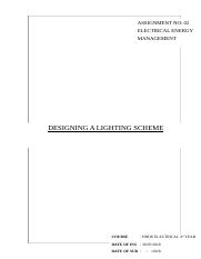 Design a lighting scheme.docx
