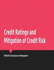 FINA2005 - Credit Ratings and Mitigation of Credit Risk.pptx