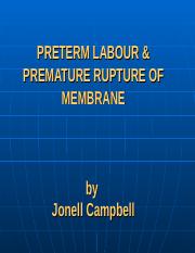 Preterm Labour and  PROM.ppt