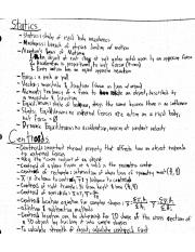 Statics and Centroids Notes.pdf