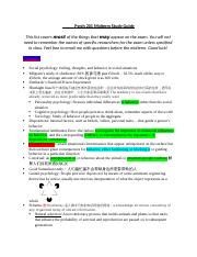 Midterm Study Guide 201 (Autosaved)