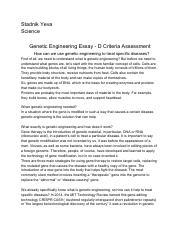 Genetic Engineering Essay - D Criteria Assessment (2).pdf