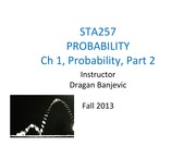 [Slide]STA257_Ch 1 probability_Part_2_2013