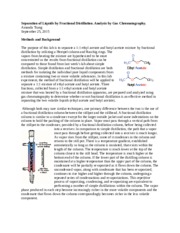 fractional distillation lab report fractional distillation lab report
