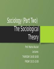 SOCIOLOGY 2021-2022 - THE SOCIOLOGICAL THEORY.pptx