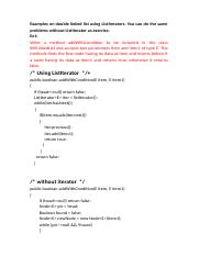 Examples on KWLinkedList class.docx