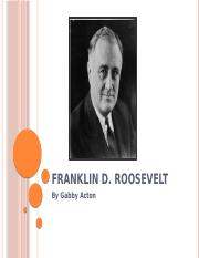 Franklin D Roosevelt PowerPoint.pptx