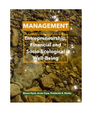 Bruno Dyck, Arran Caza, Frederick A. Starke - Management_ Entrepreneurship, Financial and Socio-Ecol
