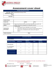 SITXCOM010 Student Assessment Tasks.docx