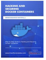 Hacking And Securing Docker Container- Srinivasarao Kotipalli.pdf