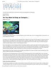 So You Want to Keep an Octopus... | Details | Articles | TFH Magazine®.pdf