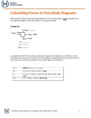 Calculating Forces in Free-Body Diagrams (1).docx