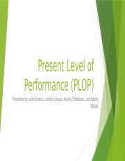 Lafourche Present level of performance PowerPoint.pptx