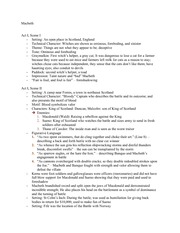 Macbeth Act  1-3 Study Guide