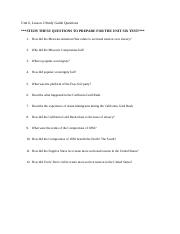 Unit 6, Lesson 2 Study Guide Questions.docx