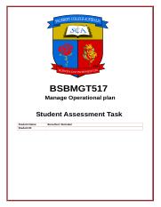 BSBMGT517 Student Assessment Task (1).docx