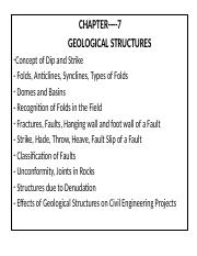 Chapter-7 Geological Structures.pptx