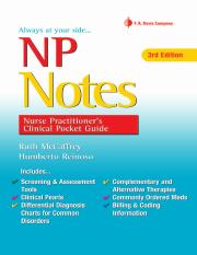 NP Notes  nurse practitioners clinical pocket guide by Ruth McCaffrey Humberto Reinoso.pdf