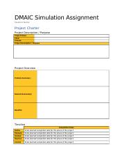 DMAIC Simulation Assignment template.docx