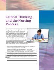 A Critical Thinking and the Nursing Process Case Study.pdf