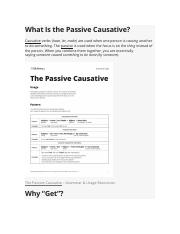 What Is the Passive Causative.docx