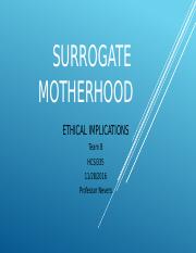 Team B surrogate motherhood