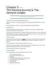C5 The General Journal and The General Ledger.docx
